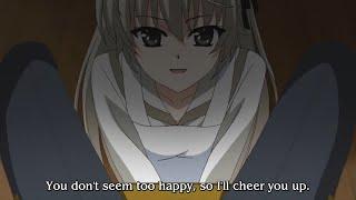 Yosuga no Sora - Sora "cheers up" Haru (hot scene)