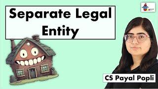 Separate Legal Entity | Separate Legal Entity in Company Law | Meaning of Separate Legal Entity