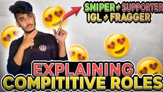 Explaining Competitive Roles | IGL,Entry Fragger,Assaulter,Support | No One Know TerminatorZEE tips