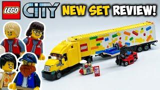 Yellow LEGO Delivery Truck Review! LEGO City Set 60440