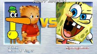 M.U.G.E.N REQUESTS | Pato/Daniel Tiger vs SpongeBob SquarePants