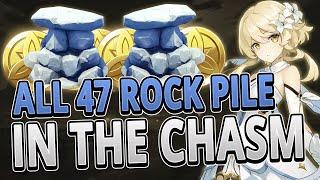 All 47 Rock Pile Locations in The Chasm | Genshin Impact 2.6