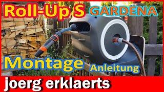 GARDENA  Rollup S Schlauchbox Montageanleitung Aufbau und Funktion Tutorial DIY