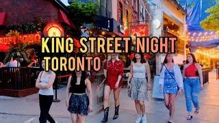 Toronto Saturday Downtown, King Street Walking Tour Toronto Canada 4K