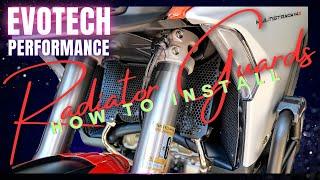 How to Install Evotech Performance Radiator & Oil cooler covers on a Ducati Multistrada V4S