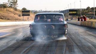 200mph wheelie!  MR 10.5 Blown Chevy Nova