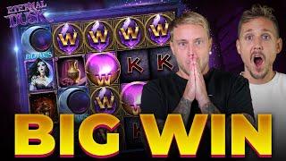 HUGE WIN ON ETERNAL DUSK (LOW BET AND BIG WIN) - WITH CASINODADDY ‍️