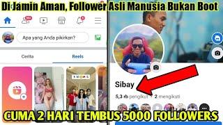 Cara Cepat Mendapatkan 5000 Followers Facebook Profil Di Jamin Aman !!