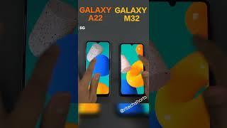 Samsung Galaxy A22 VS M32 Speed test #shorts #a22vsm32 #speedtest #ritechshorts #a22 #m32 #samsunga2