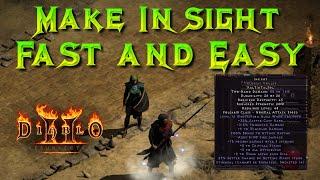 Diablo 2 Resurrected - Complete Guide to make an Insight FAST!!!