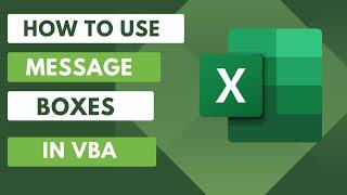 How to use Message Boxes in VBA Excel - A Comprehensive Guide #excel