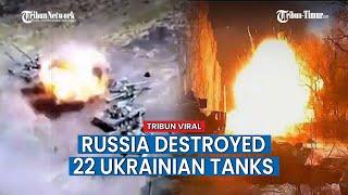 Massive Attack in the Zaporozhye Area, Russia Hit 22 Ukrainian Tanks