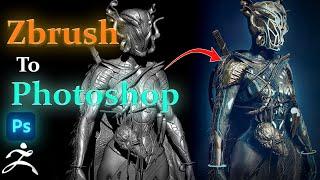 Mastering Zbrush to Photoshop: Pro Tips Timelapse