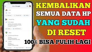 cara mengembalikan data hp yang sudah di reset !!