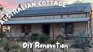 150 Year Old Stone Cottage Renovation  -  Welcome Back - Salvaging Old Windows & Installing VJ Panel