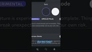 HOW TO GET SUPER DARK BACKGROUND *currently in testing* #shorts #discord