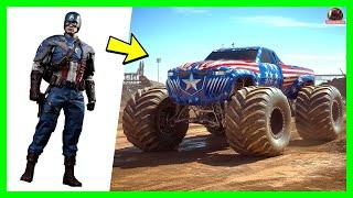 AVENGERS but MONSTER TRUCK - VENGERS  All Characters (marvel & DC) 2025 PART II