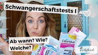 Schwangerschaftstest  - ab wann? (inkl. Frühschwangerschaftstest von Clearblue + Femometer)