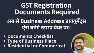 GST Registration Documents Required | Documents Required for GST Registration
