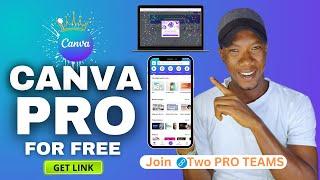 Join Two Canva Pro Team Link At Once | Getting Two Canva Pro FREE Invite Links (TODAY 2024)