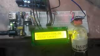 MQ3 Alcohol Analyzer with Arduino