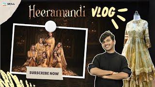 Heeramandi Inspired Outfit Vlog | Full Tutorial  @NetflixIndiaOfficial  #fashiondesign #skillinabox