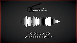 VHS Tape In/Out of VCR | HQ Sound Effects