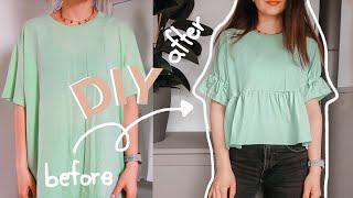 DIY T Shirt Transformation | Thrift Flip | Owlipop DIY