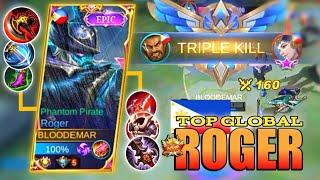 100% Unkillable! Roger Best Build 2021 | Top 1 Global Roger Gameplay | mlbb