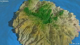 La Gomera en 3D. Rutas de senderismo.