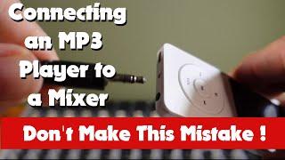 Connecting an MP3 Player to the Sound System. Don't make this mistake! ( Laptop and Bluetooth too )