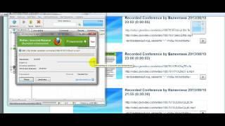 Как скачать запись видео своего вебинара с gvoconference.com на компьютер