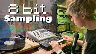 8 Bit Sampling with a Casio SK-1 and 4 track tape machine