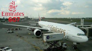 KARACHI TO DUBAI  DXB EMIRATES BOEING777 [FULL FLIGHT REPORT] + LOUNGE