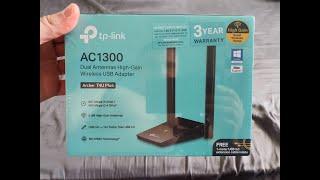 TP Link Archer T4U Plus AC1300 USB 3 0 Adaptor Beamforming