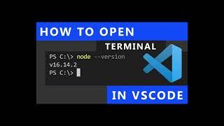 VSCode How To Open Terminal