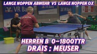 TT-Turnier TTC Mülheim Herren B [1/8 Finale] | Abwehr Vs OX J.Drais(1742TTR) : M.Meuser(1667TTR)