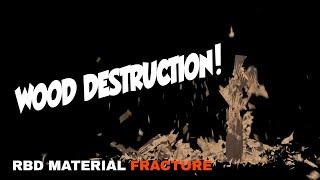 Wood Pillar Destruction | Learn Wood Fracturing in VFX