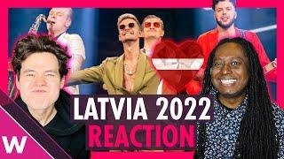 Citi Zēni "Eat Your Salad" Reaction | Latvia Eurovision 2022