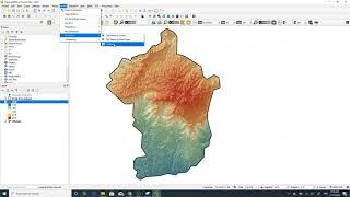 Creating Contour Line from DEM in QGIS