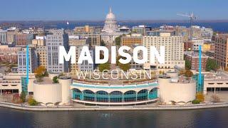 Madison,  Wisconsin Capitol | 4K drone footage