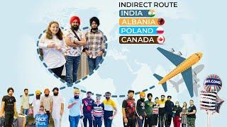 Indirect Route by Albania, Tirana (No Visa Required) – Punjab to Canada Travel ||Full Enjoy||