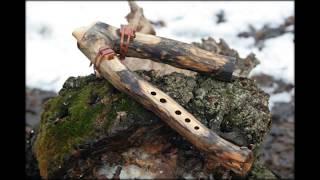 Poloe derevo - Double (drone) Native American Flute Key F/C