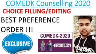 comedk 2020 | Exclusive Round 2020 | Choice filling and arranging | Comedk2020 | Refund of money |