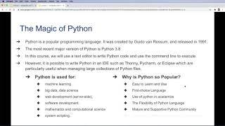 Python Introduction 6: Why to Learn Python?