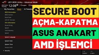 Secure Boot Açma /Secure Boot Devre Dışı Bırakma/ Secure Boot Nasıl Açılır