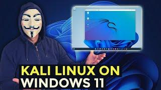 How to get GUI on KALI LINUX WSL 2 in 3 MINS!!!