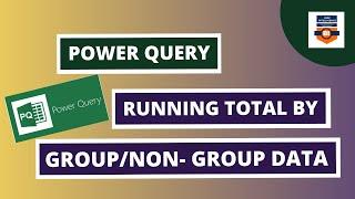 Running Total In Power Query | Running Sum In Power Query | Cumulative sum in power query