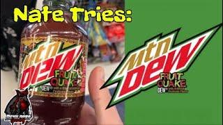 New Fruit Cake Flavored Mountain Dew Review!!