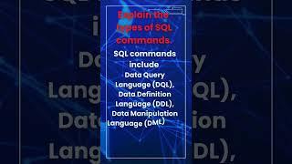 Types of SQL Commands #sql #sqlandmysql #sqlcourse  #sqlandpython #sqlandssisinterviewquestions